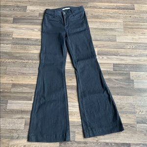 Rich & Skinny Ultra Dark Indigo wide leg jeans